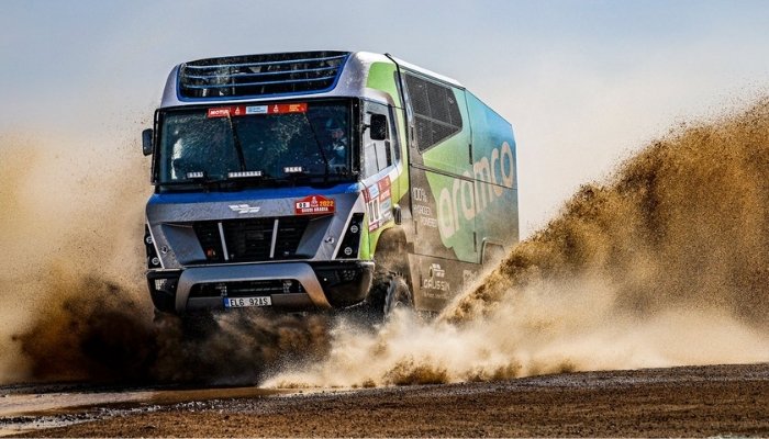 El primer camión de hidrógeno en el Dakar